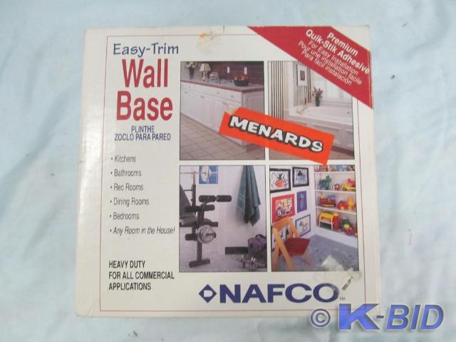 lot 34 image: Wall Base - Brown 4 x 20 peel and...