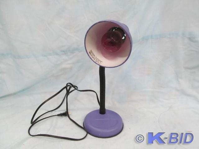 lot 50 image: Purple desk light