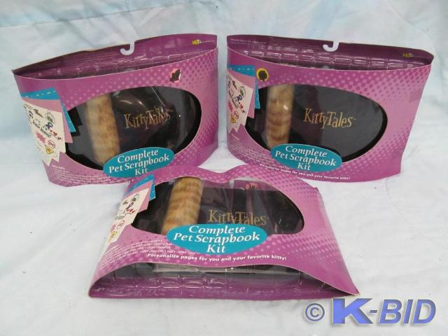 lot 62 image: 3 Kitty Tales complete Pet Scrapboo...