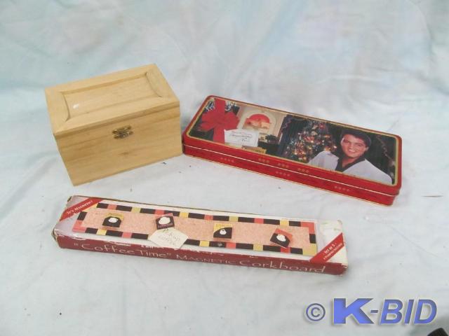 lot 68 image: Coffee Time Magnetic Corkboard, Elv...