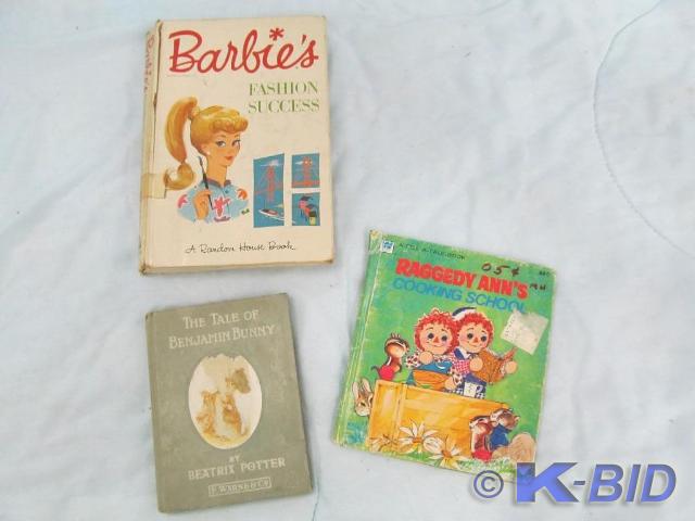 lot 8 image: Vintage Childrens Books -- Barbie,...