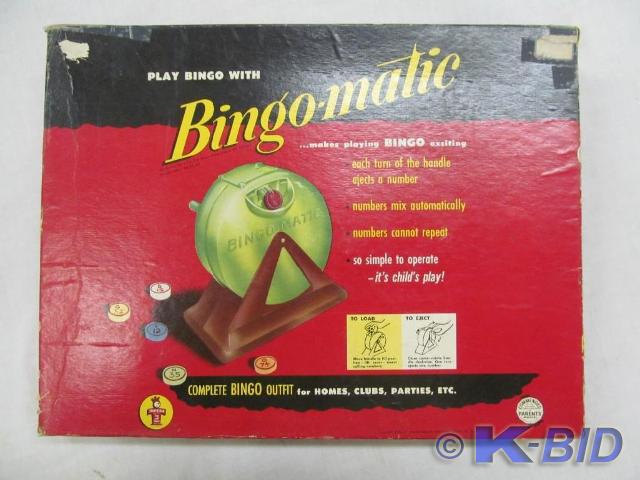 Vintage Bingo-Matic Game