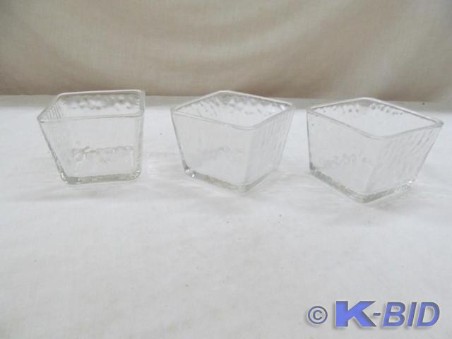 3 Square Appetizer Dishes