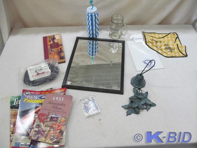 Mirror, Wind Chimes, Clipboard, Bas...