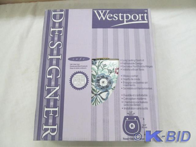 Westport Soft Toilet Seat, Embroide...