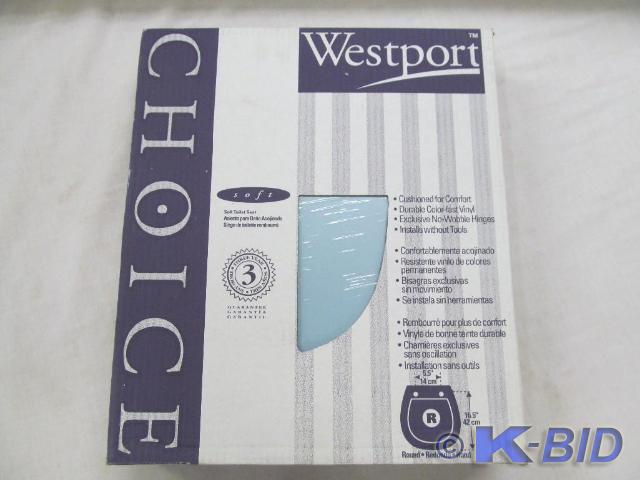 Westport Soft Toilet Seat, Light bl...