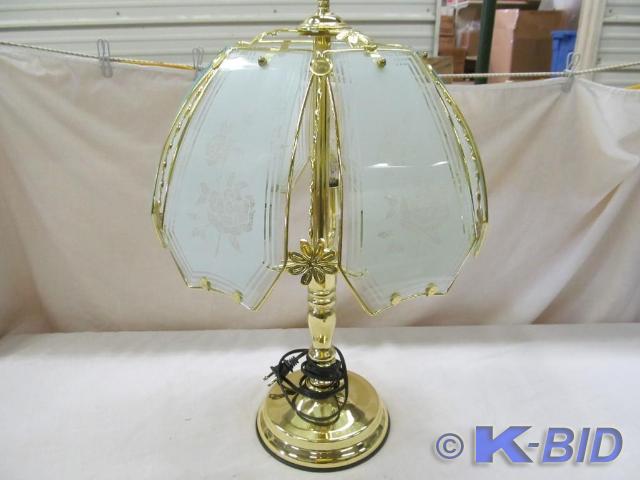 Touch Lamp with Glass Shade 23T