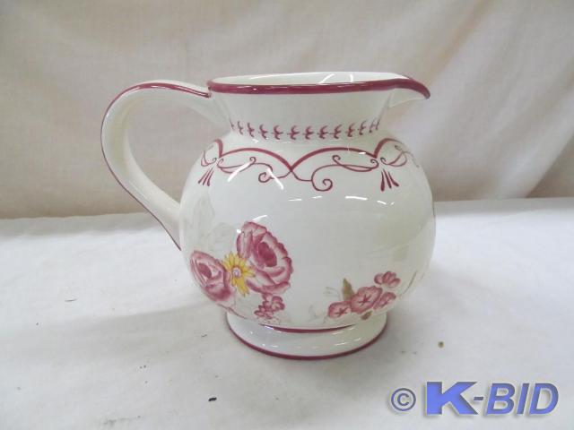 Vintage Rose Pitcher