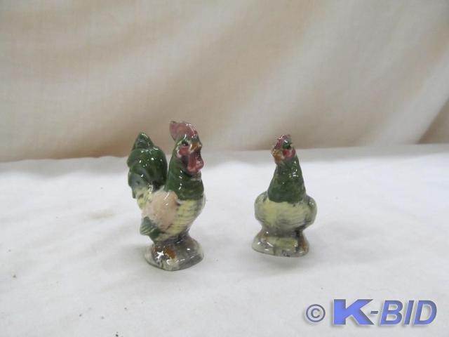 Pair of Chicken and Rooster 2 12T