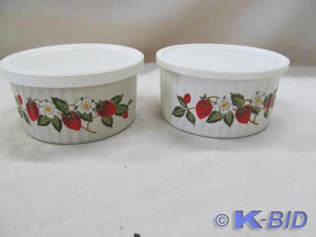 Strawberry and Cream Stoneware Coll...