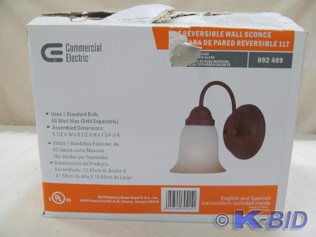 Reversible Wall Sconce 5 12W x 8 ...