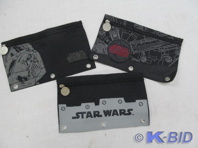 3 Star War Canvas Zipper Bags
