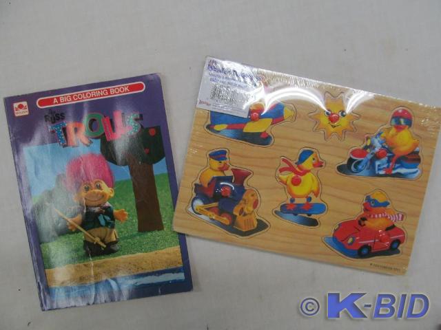 New in Package 2 Pack Wood Puzzle a...