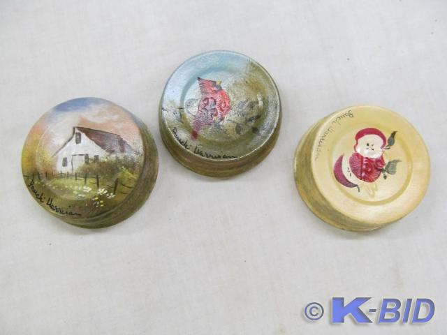 Hand Painted Zinc Lids for Mason Ja...