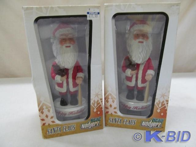 2 Holiday Head Nodderz - Santa Clau...
