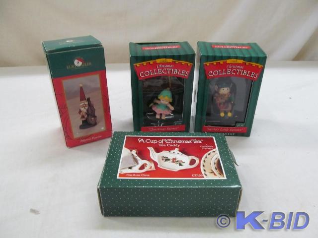 4 Christmas Collection Ornaments