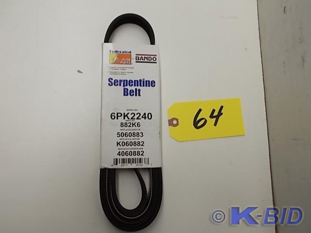 Bando Serpentine Belt, Model 6PK224...