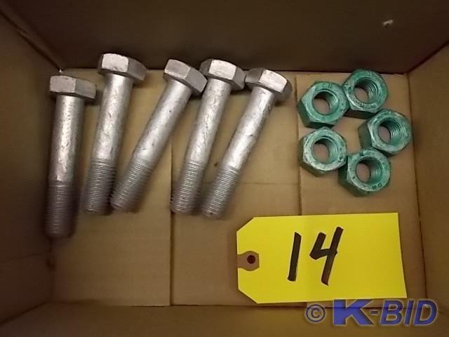 (5) 34-10 x 4 A325 Galvanized Bolt...