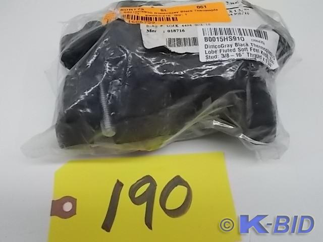 (10) 5 Lobe Fluted Soft Feel Knobs,...