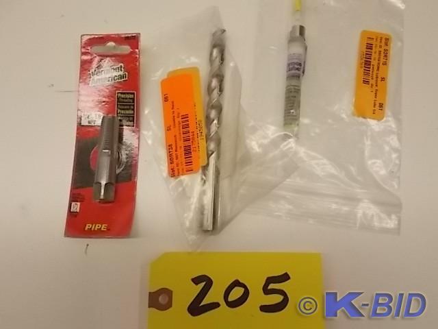 14-18 NPT Tap, 12 Drill Bit, &am...