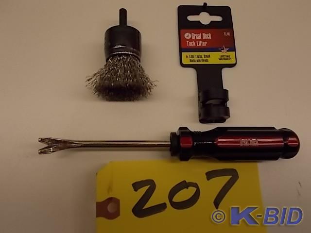 Osborn Wire Brush &amp Tack Lifter