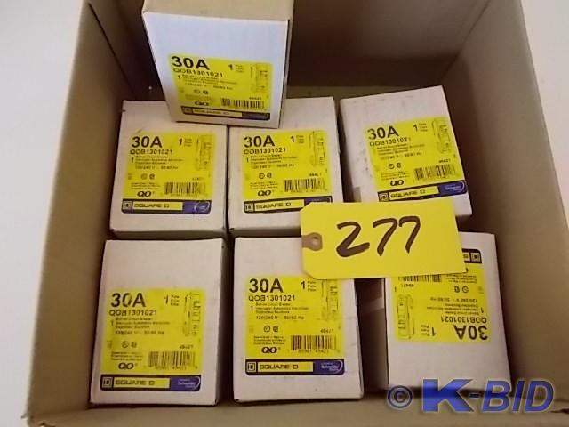 (6) Square D 30 Amp Breakers