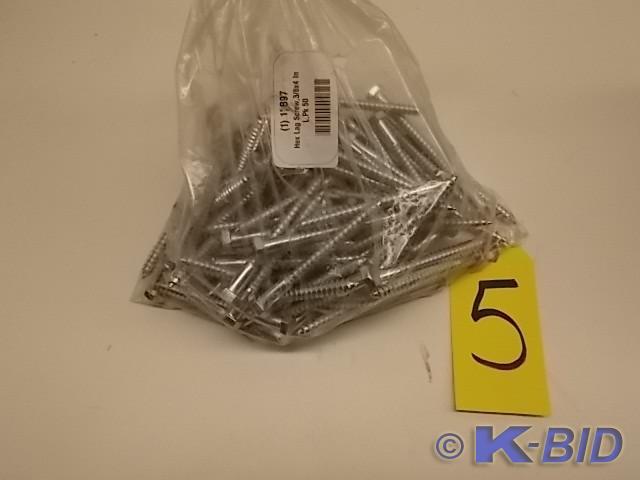 Approx. (50) 38 x 4 Lag Screws
