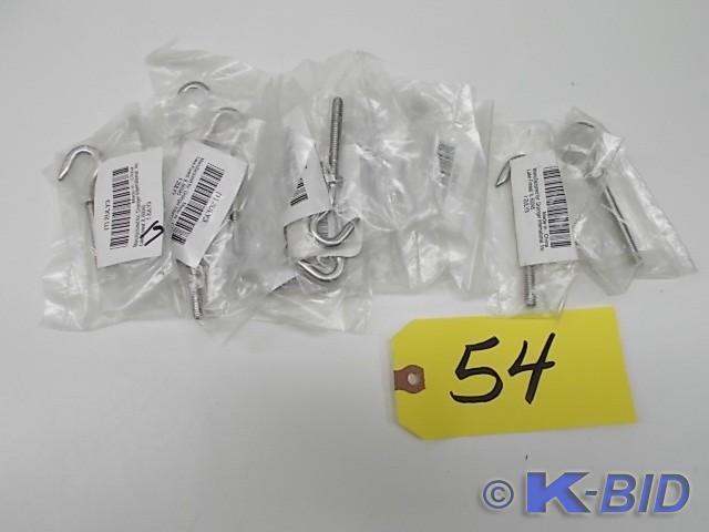 (17) 4 Stainless Steel Hook End Tu...