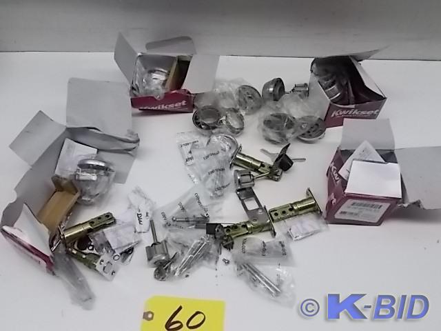(4) Kwikset Deadbolts, New, Damaged...
