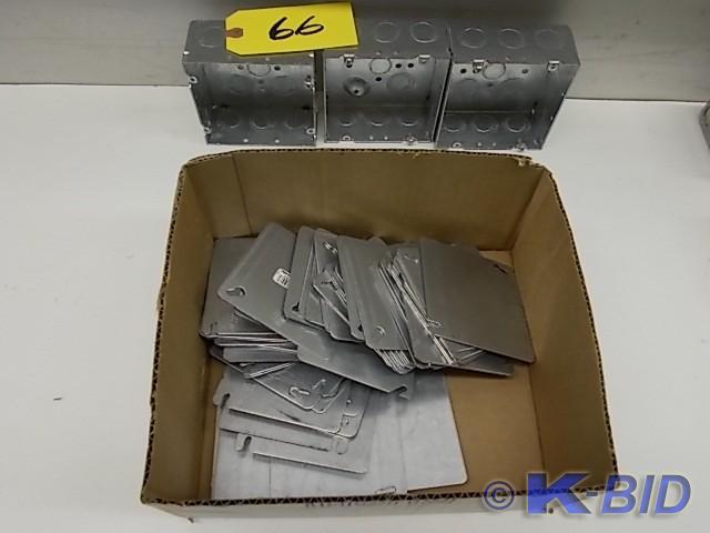 (3) Double Electrical Boxes &amp Q...