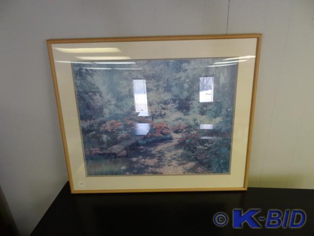 lot 118 image: 35 x 29 framed print