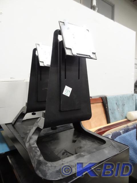 lot 128 image: 2 Dell computer monitor stands.