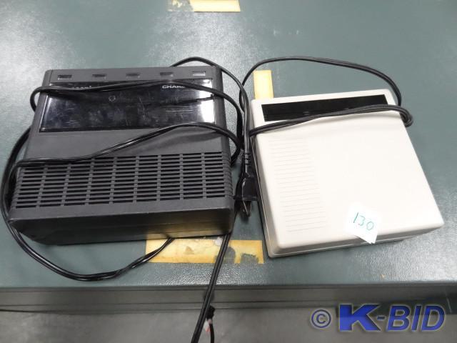 lot 130 image: Eveready and Panasonic battery char...