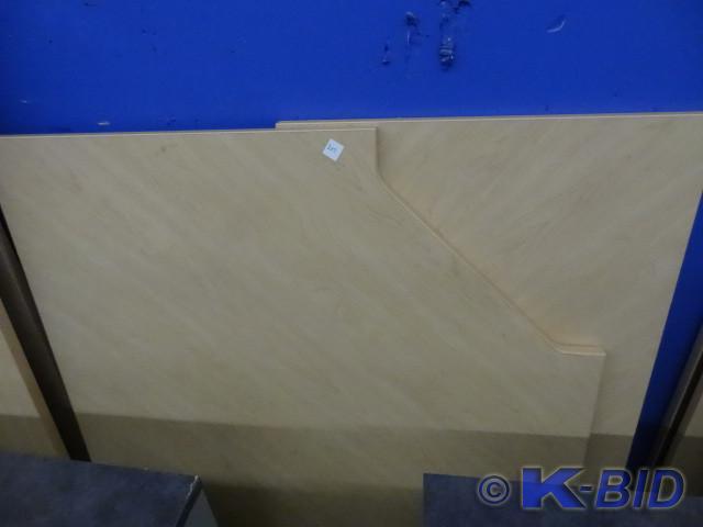 lot 205 image: 2 desk surfaces. 48 x 48