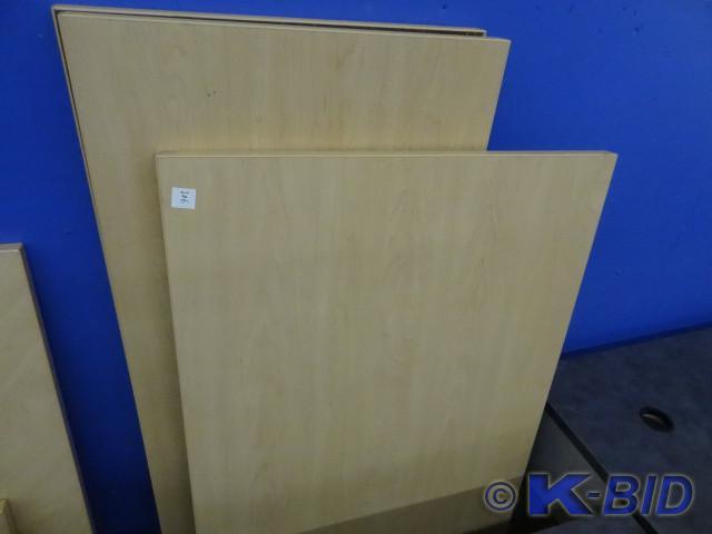 lot 206 image: 3 desk surfaces. 2 are 60 x 24 1 is...