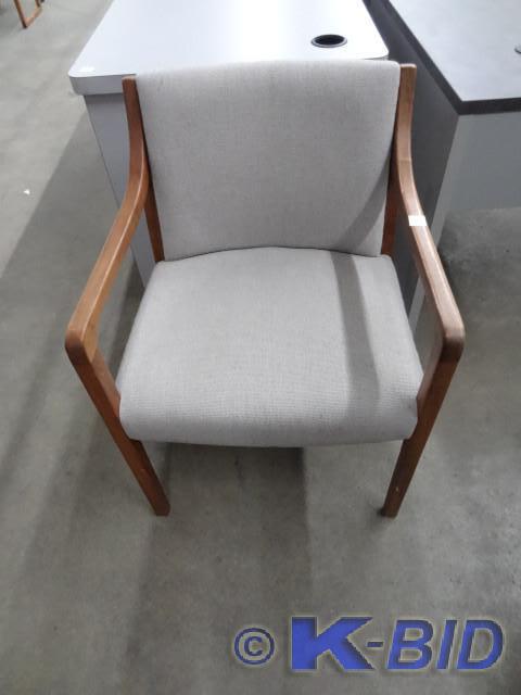 lot 234 image: Wood framed side chair
