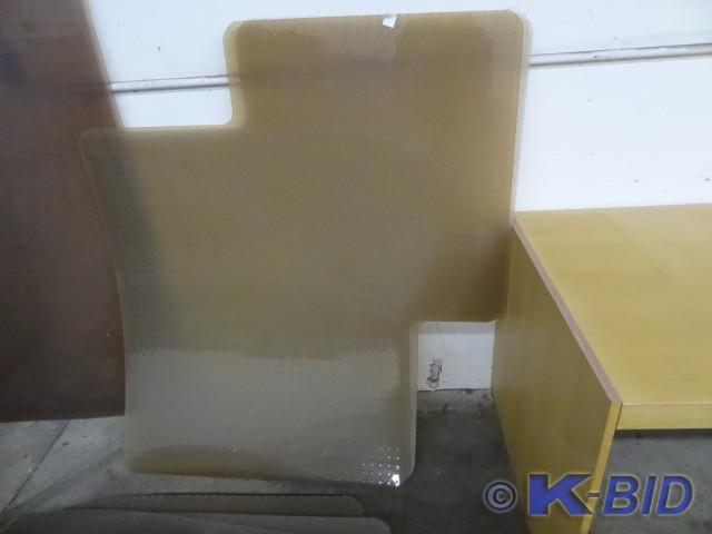 lot 267 image: 48 x 54 chair mat. Qty 2