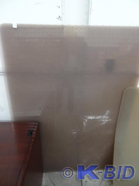 lot 268 image: 45 x 60 chair mat. Qty 2