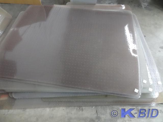 lot 270 image: 46 x 60 chair mat. Qty 2