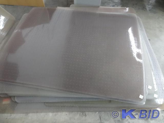 lot 271 image: 46 x 60 chair mat. Qty 2