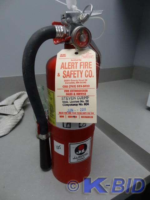 lot 105 image: Fully charged fire extinguisher