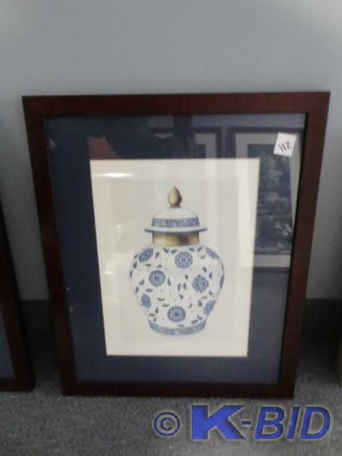 lot 112 image: 18 x 22 framed print