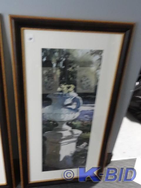 lot 116 image: 21 x 39 framed art print