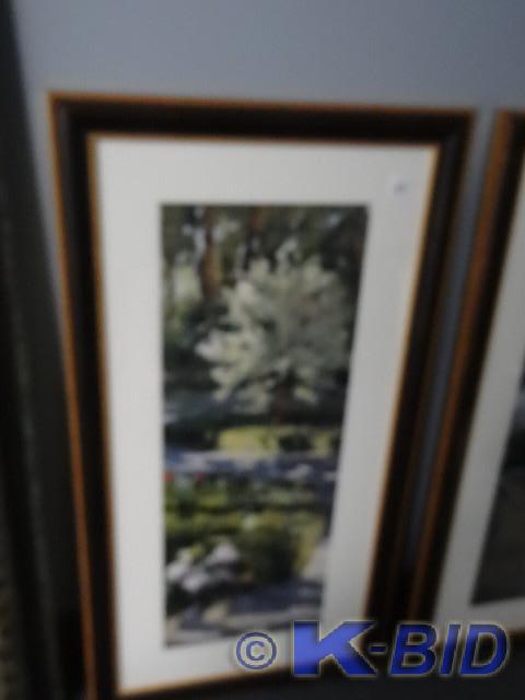 lot 117 image: 21 x 39 framed art print