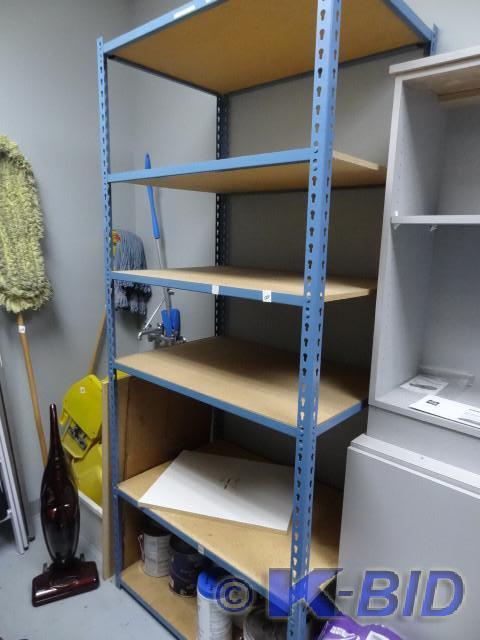lot 126 image: Slide N lock shelving unit. 36 x 24...