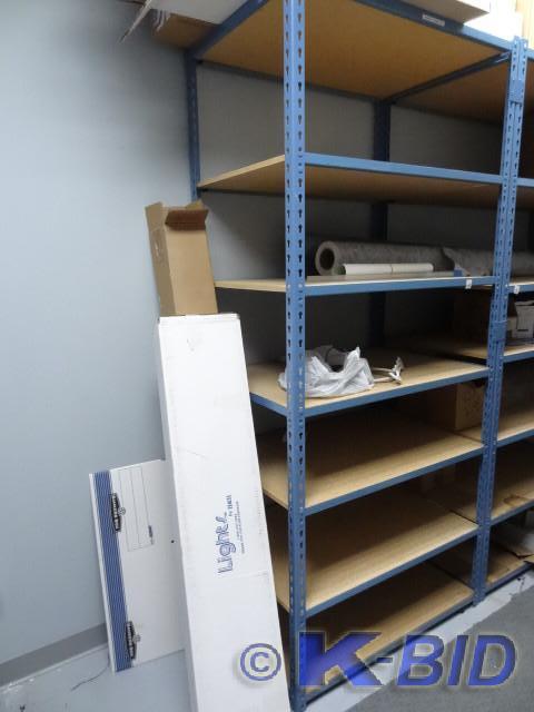 lot 135 image: Slide N lock shelving unit. 36 x 24...