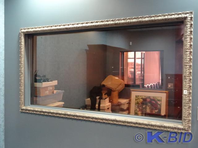 lot 149 image: Decorative wood frame. No glass. 77...