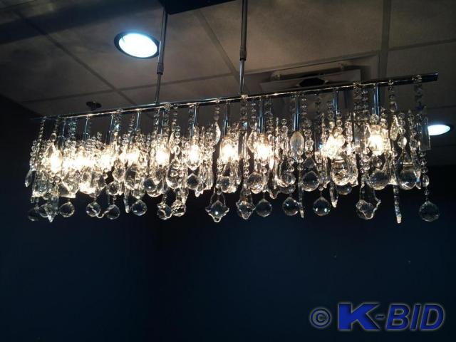 lot 166 image: Decorative ceiling light. 48 x 20