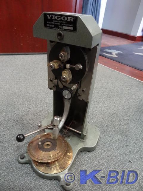 lot 185 image: Vigor insidering engraving machine....