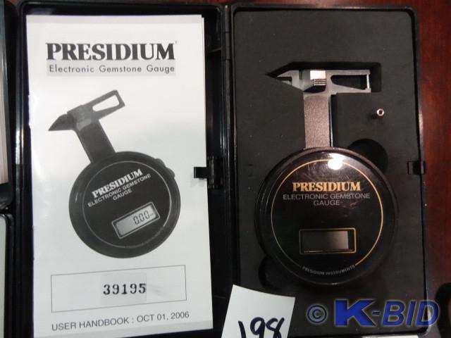 lot 198 image: Presidium electronic gemstone gauge